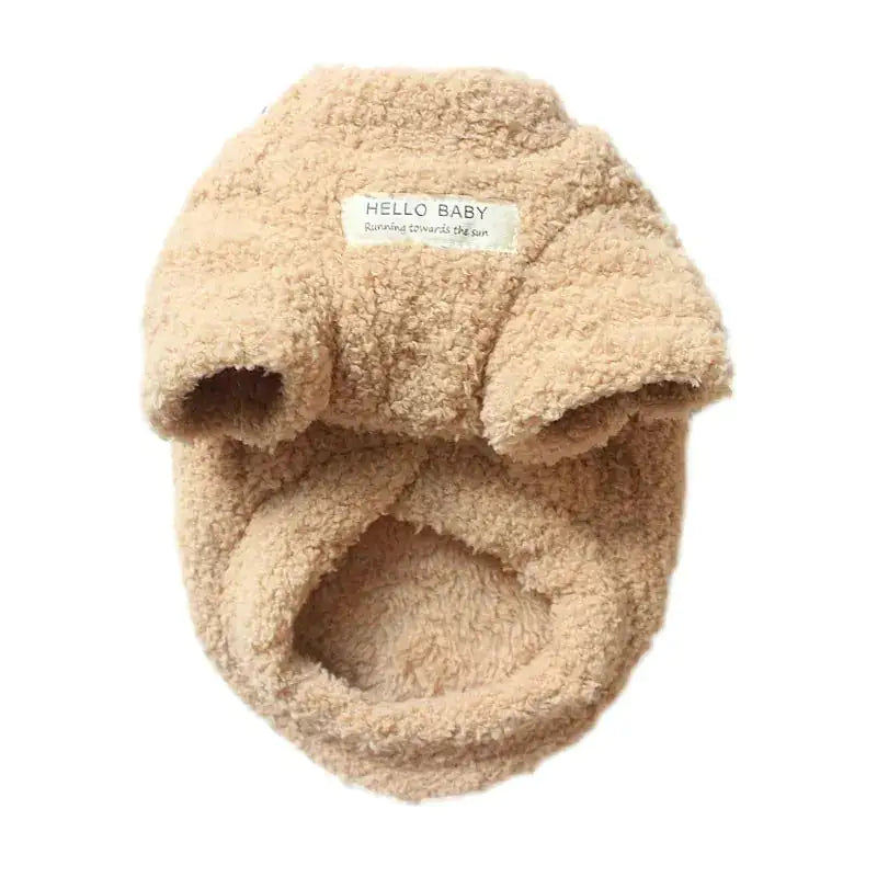 Abrigo de Felpa Acolchado para Perro (Invierno)