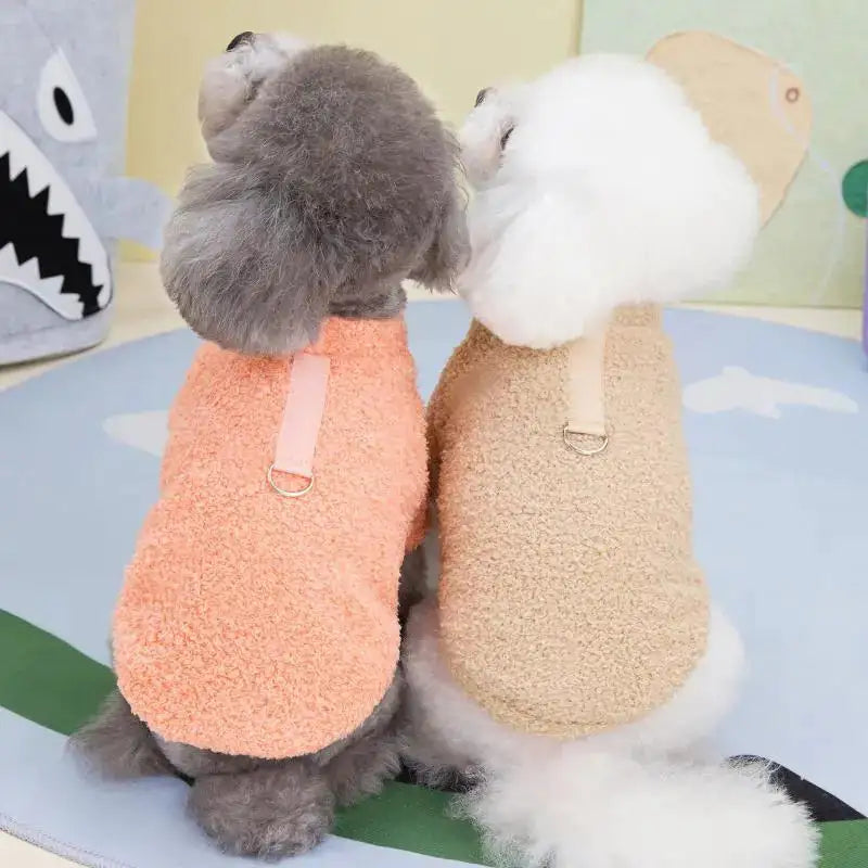 Abrigo de Felpa Acolchado para Perro (Invierno)