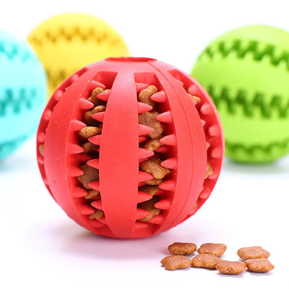 Pelotas Interactivas de Goma para Mascotas (Resistentes)