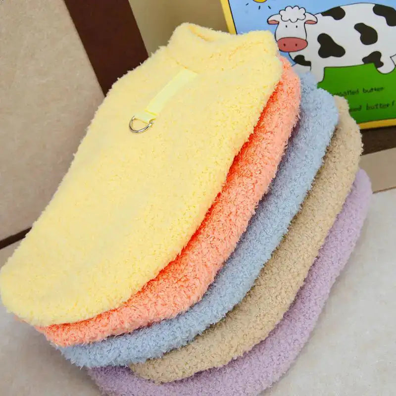 Abrigo de Felpa Acolchado para Perro (Invierno)