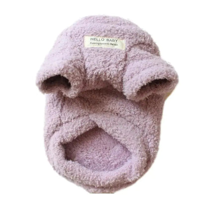 Abrigo de Felpa Acolchado para Perro (Invierno)