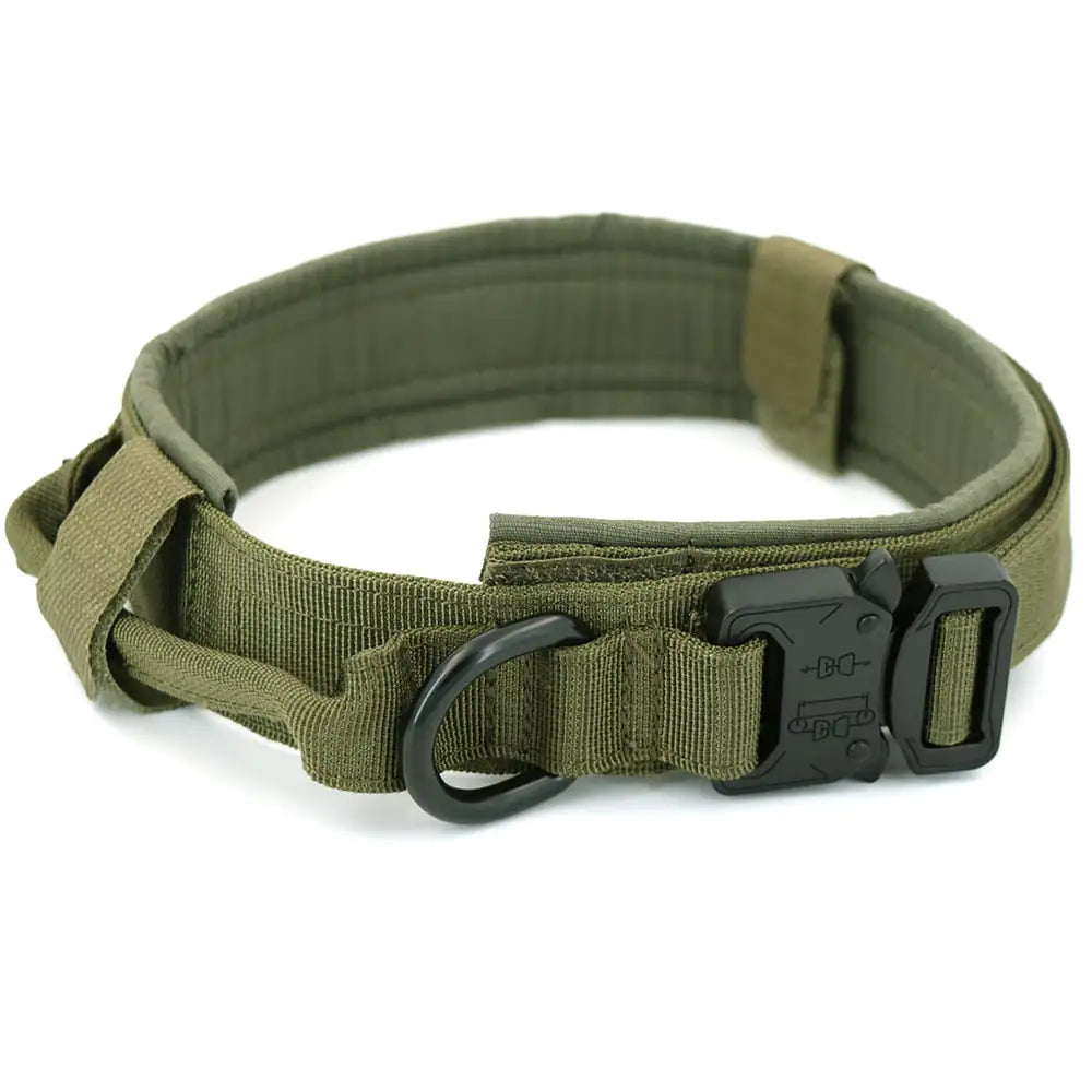 Collar Táctico para Perro (Resistente y Ajustable)