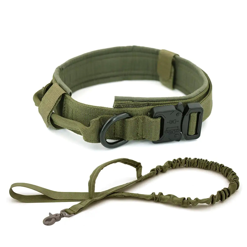 Collar Táctico para Perro (Resistente y Ajustable)