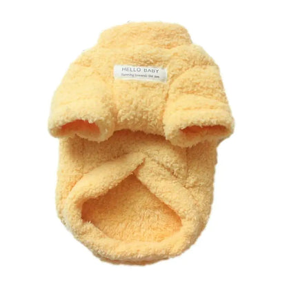Abrigo de Felpa Acolchado para Perro (Invierno)