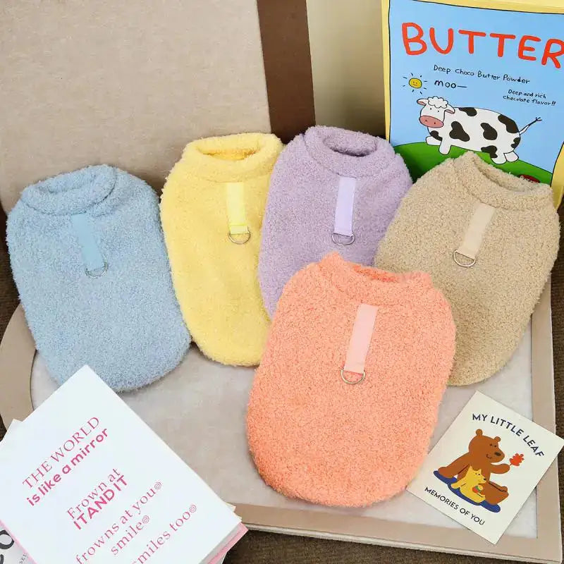 Abrigo de Felpa Acolchado para Perro (Invierno)