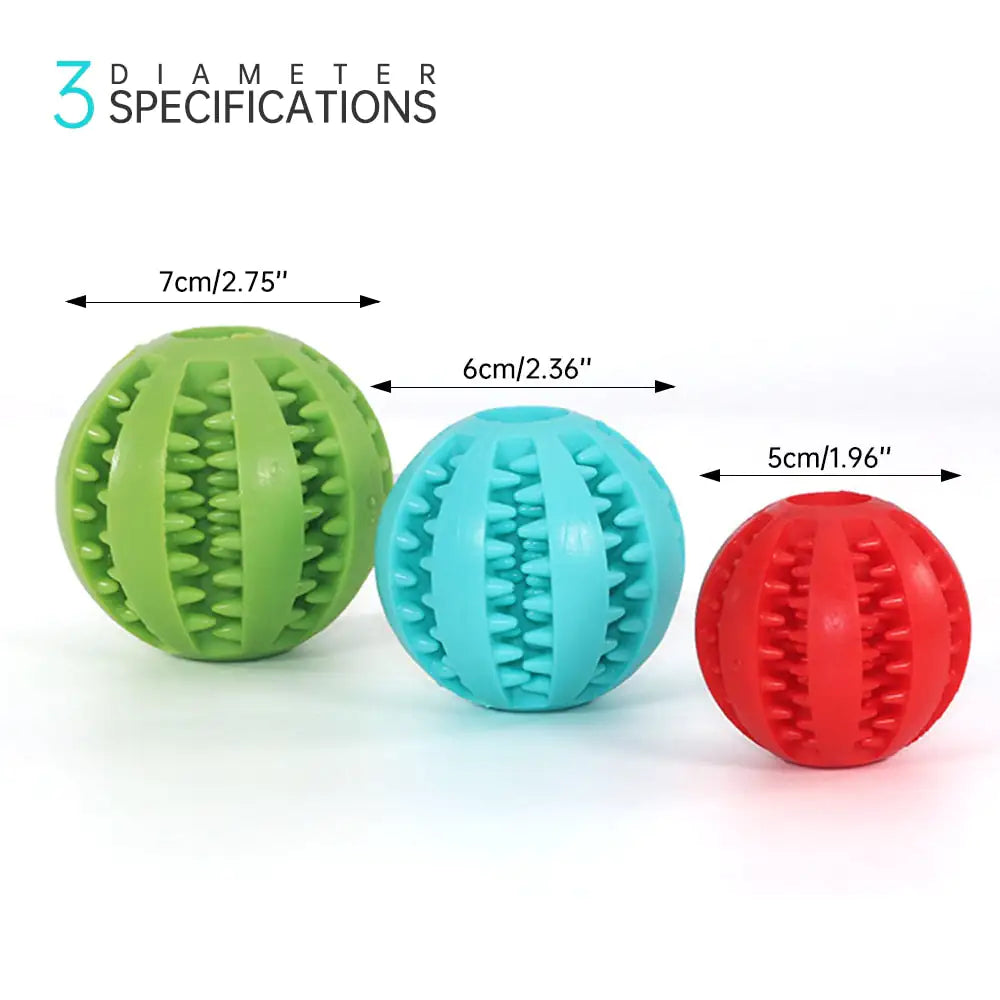 Pelotas Interactivas de Goma para Mascotas (Resistentes)