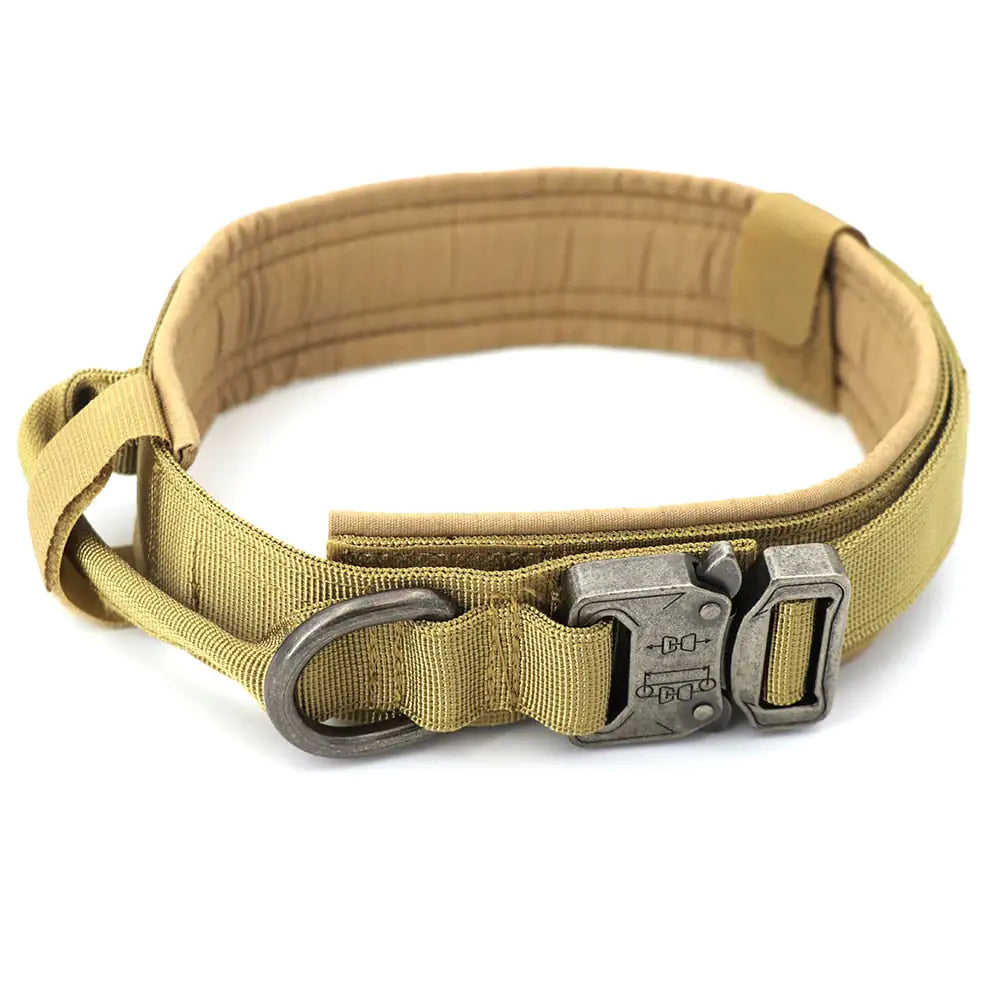 Collar Táctico para Perro (Resistente y Ajustable)